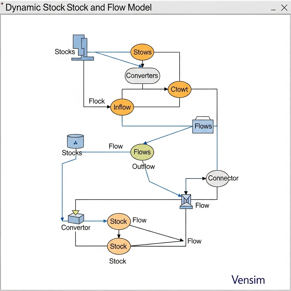 Modelowanie dynamiczne systemów z Vensim: diagramy stock and flow